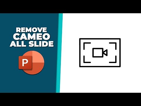 How to remove cameo from all slides in PowerPoint