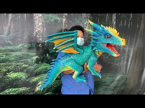 Realistic Green Dragon Puppet | Live Performance Demo