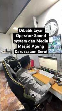 Di Balik Layar live streaming Masjid Agung Darussalam Serui , Tetap Utamakan Sholat Jumat 🕌 #masjid