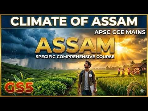 Climate Of Assam ( Class 1) l ASSAM SPECIFIC COMPREHENSIVE COURSE l GS 5 l Lecture 5