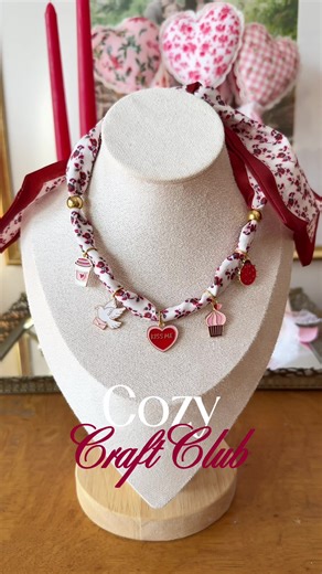 DIY Bandana Charm Necklace Tutorial
