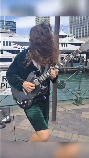 AC/DC - Wild Reputation Live by Angus Young Street Performer! | No Bull