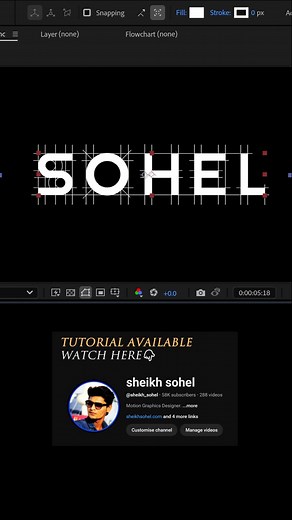 Handcrafted Logo Design & Animation - After effects tutorial