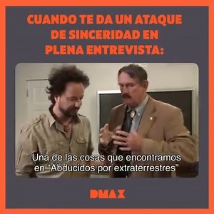 ¿Os ha dado alguna vez un brote de sinceridad? Os leemos 👉🏻 Descubre más en "Alienígenas", los jueves a las 22:30 en DMAX. Capítulos completos disponibles gratis en DMAX.es. . . . #DMAX2024 #televisión #programas #alienigenas #ancientaliens #abducción #curiosidades #fyp #parati | DMAX España