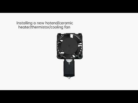 Replacing the hotend on Bambu Lab X1 3D printer