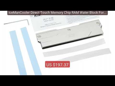 IceManCooler Direct Touch Memory Chip RAM Water Block For 4 RAM Soc... — Top Rated 2026 | Buy Now!