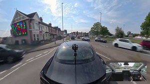 Self-driving Tesla tackles the UK’s most confusing roundabout