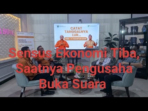 Manfaatkan Podcast, Cara Asyik BPS Batang Sosialisasikan Sensus Ekonomi