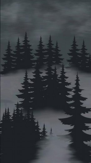 Mystery of the Foggy Forest 🌲 | Dark & Atmospheric Digital Painting in Ibis Paint X
