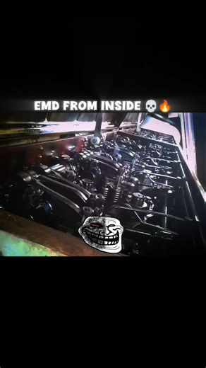 EMD from inside 💀🔥|#trollface #edit #shorts #train #trolledit #internetmeme