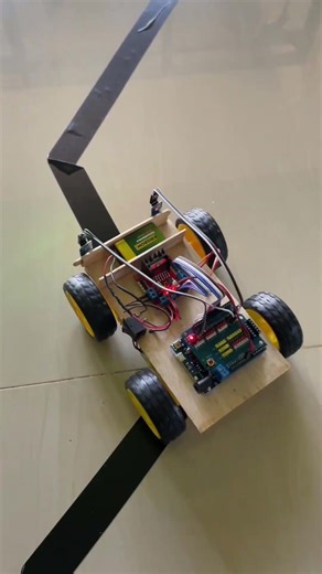 Robot Mainan Line Follower #robotics #mainanedukasi #arduino