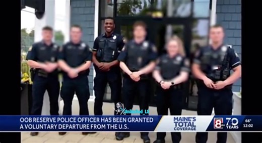 JUST IN: Illegal who was arrested by ICE while working as a police officer in Maine agrees to self-deport. Jon-Luke Evans, a Jamaican national and former reserve police officer in Old Orchard Beach, was taken into custody by ICE agents on July 25, Evans must use his own funds to leave the United States within a set time frame, By choosing voluntary departure, he avoids deportation and could potentially return to the United States sooner and more easily. Evans had legally entered the U.S. in Sept