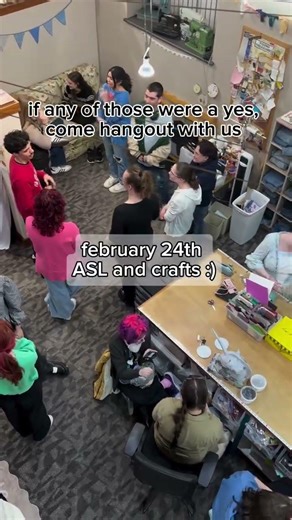 are you near provo, utah!? do you know ASL and like crafts!? february 24th, 7pm, at making space