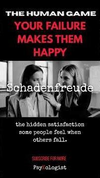 Your Failure Makes Them Happy | The Hidden Psychology of Jealousy