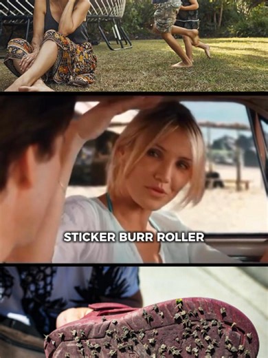 Imagine your YARD without ME! —said the Sticker Burr Roller, busy rolling and getting rid of the burrs. 😄 #StickerBurrRoller #MadeInUSA #BurrProblemSolution