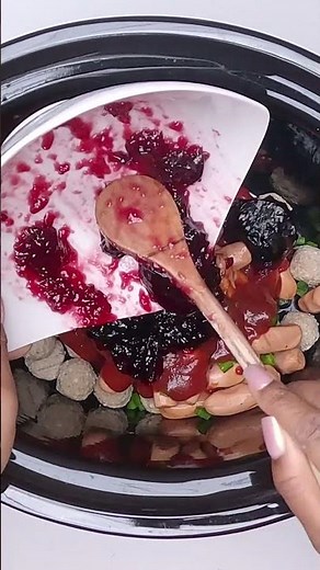 Crockpot Meatballs and Little Smokies