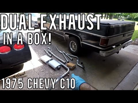 Dual Exhaust Install - Chevy C10