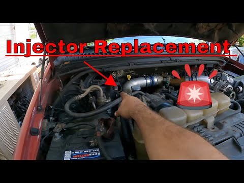 99 Ford F350 7.3 Diesel, Injector Removal & Replacement