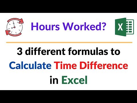 Formula to Calculate Time Difference in Excel