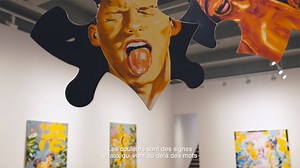 "Ludology est le titre de l'exposition. Il s'agit en fait de la science du jeu, à laquelle nous participons tous. Je suis tombé sur l'ouvrage de Johan Huizinga, un philosophe néerlandais, dans lequel il explique que nous ne sommes pas seulement des homo faber, c'est à dire des humains qui travaillent, non, nous sommes des joueurs." — Extrait de la vidéo de Norbert Bisky par José Huedo et Charles Roussel 📸 Vidéo © José Huedo & Charles Roussel Norbert Bisky — Ludology 📍TEMPLON, New York Jusqu'au