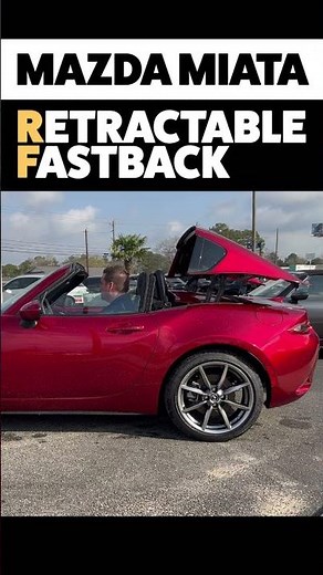 Mazda MX-5 Miata RF opens in 13 seconds