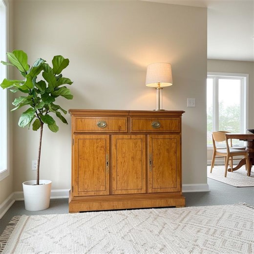 Drexel Buffet Server: Solid Wood, Expandable Top, Casters, Original Hardware - Etsy