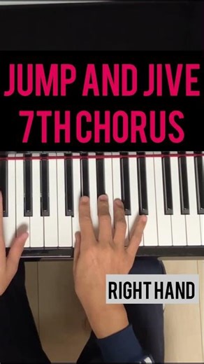 07. Jump And Jive - 7th Chorus [Left & Right Hand Close-up] #shorts