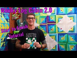 Fast and Easy Log Cabin with Rob Appell - Start to Finish Quilt Tutorial
