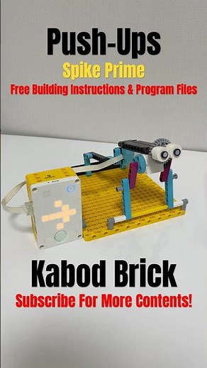 Push-Up -Lego Spike Prime(free building instructions & program files) #스파이크프라임 #スパイクプライム #斯派克普莱姆