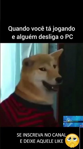 Quando Você Esta Jogando e Alguém Desliga o PC #gamer #humorti #tecnologiadainformacao #desligar