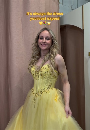 Yellow prom dress idea 💫 #prom #promwear #prom2026 #promdress #promshopping