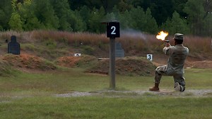 National Guard Trains for Pistol Qualification in Virginia