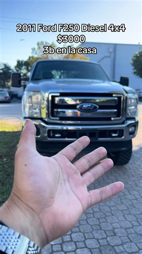 2011 Ford F250 Diesel 4x4 for Sale at $3000
