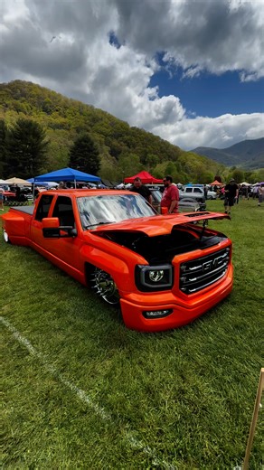 771 reactions · 68 shares | Bagged OBS dually with a 2014+ GMC front end conversion at Southeastern Mini Truckin Nationals in Maggie Valley, North Carolina #mininats #baggedtrucks #baggeddually #dually #duallytrucks #gmc #gmctrucks | Ben Miller | Facebook