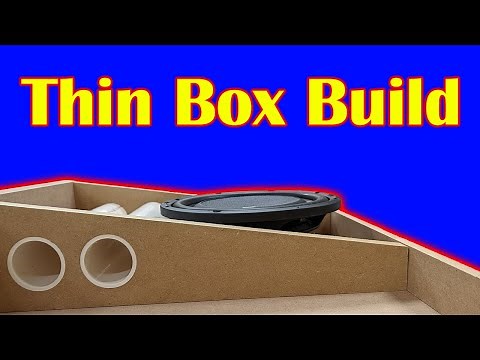 Shallow Mount Subwoofer Box: Bass in a small space