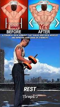 21-Day Dumbbell Back Workout: Build Wide Lats & Serious Strength! 🔥