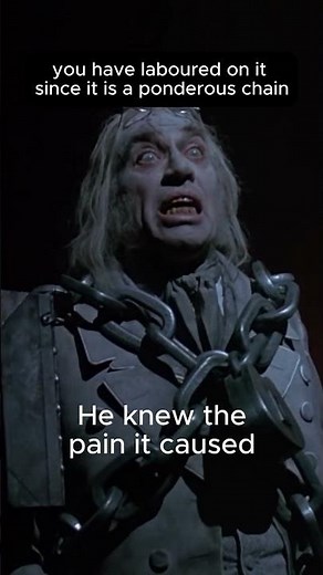 Jacob Marley's efforts to save Ebenezer Scrooge are under appreciated. #achristmascarol #movies