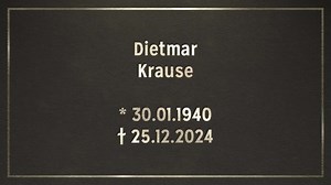 Videoanzeige von Dietmar Krause | trauer.merkur.de