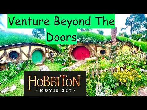 Let’s Go inside Hobbit Holes | Hobbiton Movie Set Tour New Zealand | The Lord of The Rings Hollywood