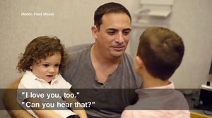 He's been deaf almost his entire life, but this week Michael Fuino heard his son tell him "I love you" for the very first time thanks to his new cochlear implant.❤️ STORY: http://bit.ly/2BN4WiJ | FOX 13 News - Tampa Bay