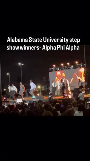 🏆 Homecoming Step Show winners- The Beta Upsilon chapter of Alpha Phi Alpha won the Alabama State University step show . Check out a clip of them here (Captured by our campus team @uriah.love ) . . . . #hbcu #historicallyblacksince #alphaphialpha #blackexcellence #hbcuhomecoming | Historically Black Since