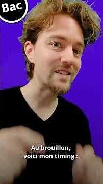 🗝️ Dissertation bac de français : le meilleur timing