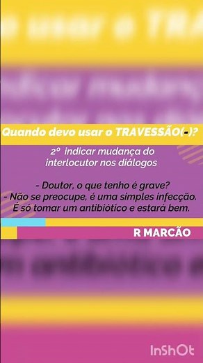 Pontuação: Como utilizar o travessão?