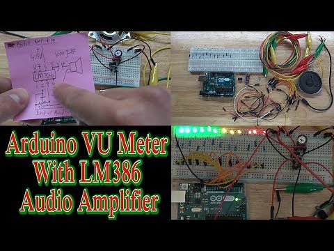 Arduino VU Meter With LM386 Amplifier