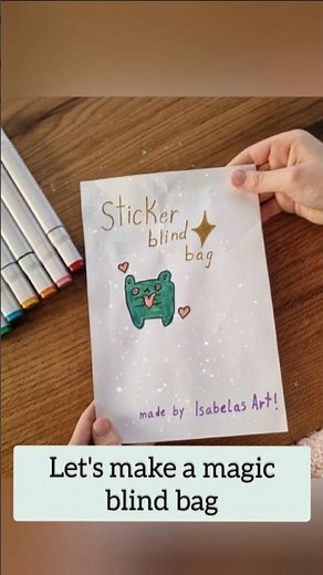 DIY Sticker Blind Bag With Stickers! (Easy!)
