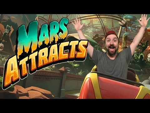 I Built a Theme Park for Aliens in Mars Attracts 👽🎢