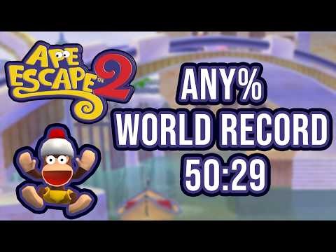 Ape Escape 2 Any% Speedrun in 50:29 (WORLD RECORD)