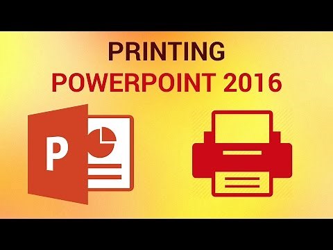 How to Print PowerPoint Slides (MS Office 2016)
