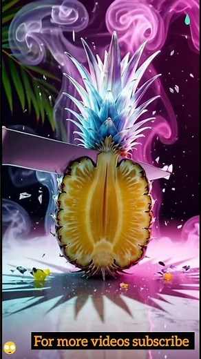 💎 Glass Pineapple Explosion ASMR | Ultra Slow Motion Satisfying Shatter Sound 💥🍍✨
