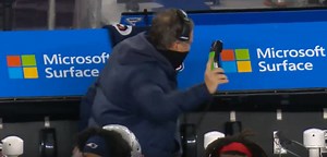 Angry Bill Belichick Throwing Sideline Phone In Frustration During Bills-Patriots Game Turns Into An Instant Meme